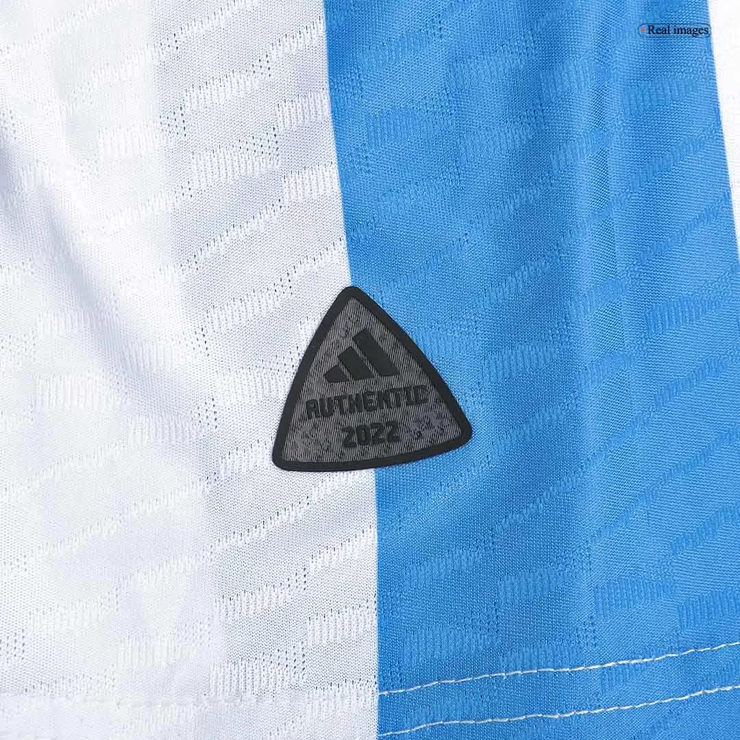 Argentina Champions Three Stars Julián Álvarez 9 Men Home Jersey - Praise  To Heaven