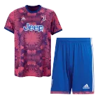 Juventus Third Away Soccer Jersey Kit(Jersey+Shorts) 2022/23 - soccerdealshop