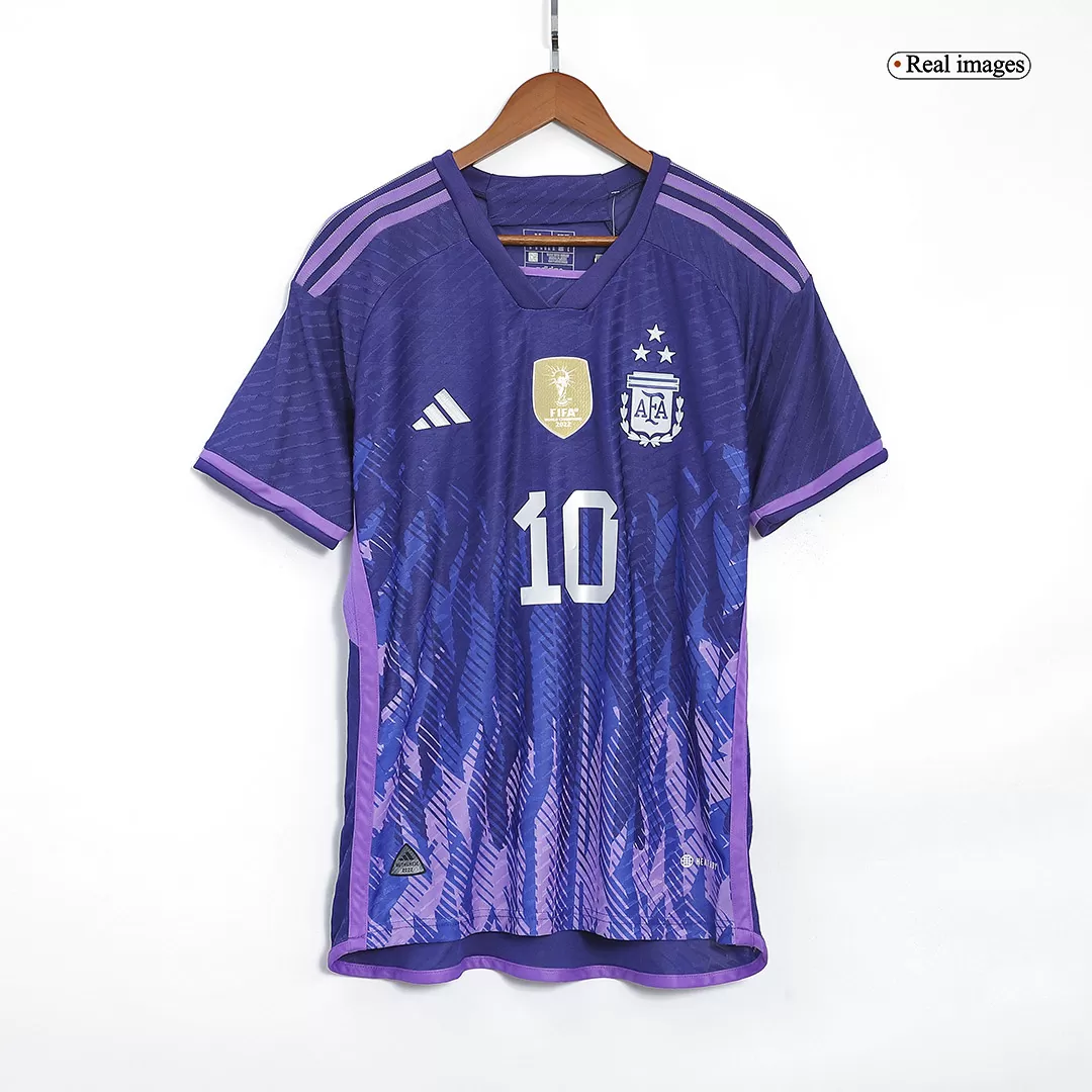 New Argentina Purple 3 Star World Cup Soccer Jersey Messi for