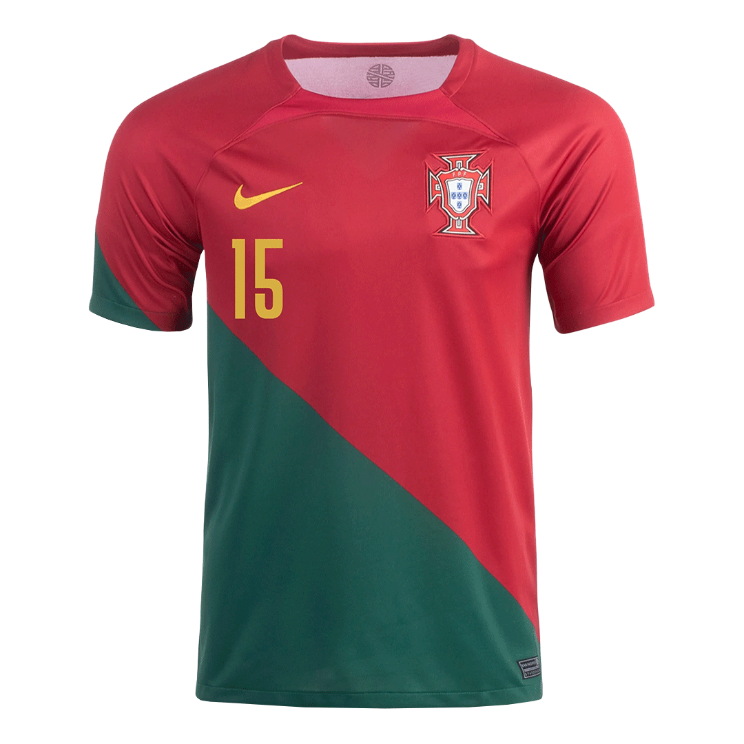R. LEÃO #15 Portugal Home Soccer Jersey 2022 - soccerdeal