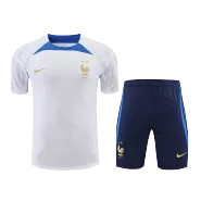 France Pre-Match Soccer Jersey Kit(Jersey+Shorts) 2022 - soccerdealshop
