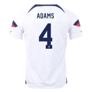 ADAMS #4 USA Home Soccer Jersey 2022 - soccerdealshop
