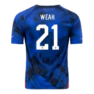 WEAH #21 USA Away Soccer Jersey 2022 - soccerdealshop