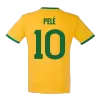 Retro PELÉ #10 1970 Brazil Home Soccer Jersey - Soccerdeal