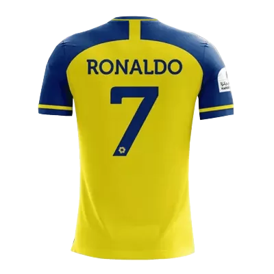 Authentic RONALDO #7 Al Nassr Home Soccer Jersey 2022/23 - Soccerdeal