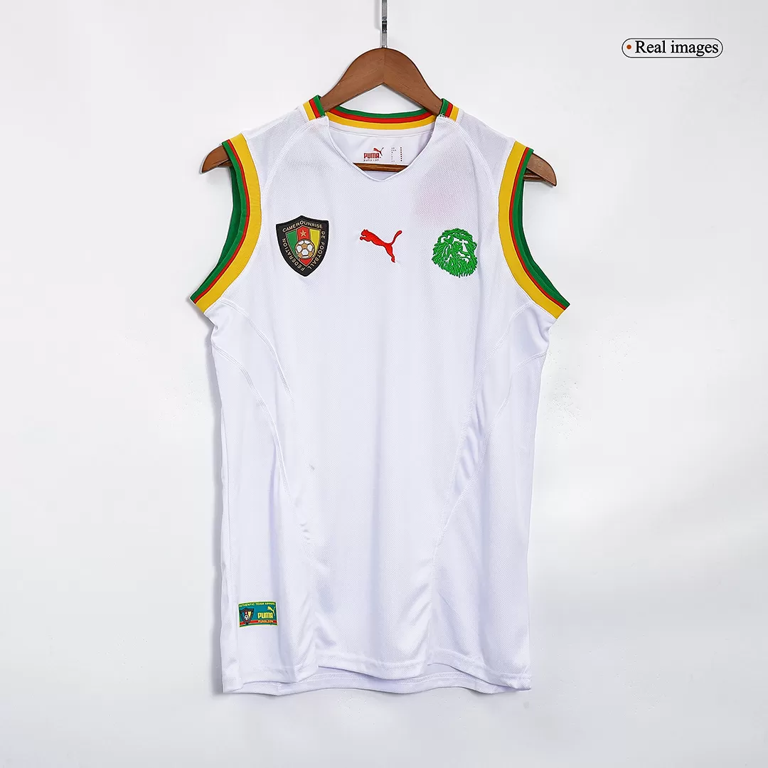 Retro 2002 Cameroon Away Soccer Jersey