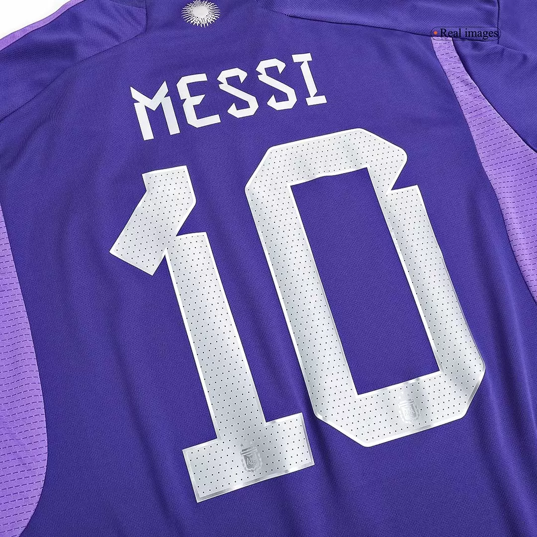 Argentina #10 Messi Away Jersey (3 Star) – MS Soccer Jerseys