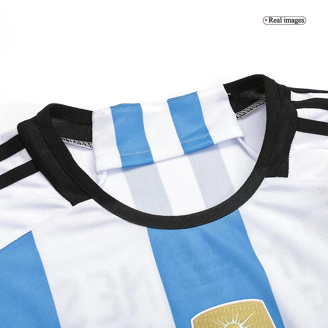 Youth Adidas Messi Argentina 3-Star Home Jersey 2022/23