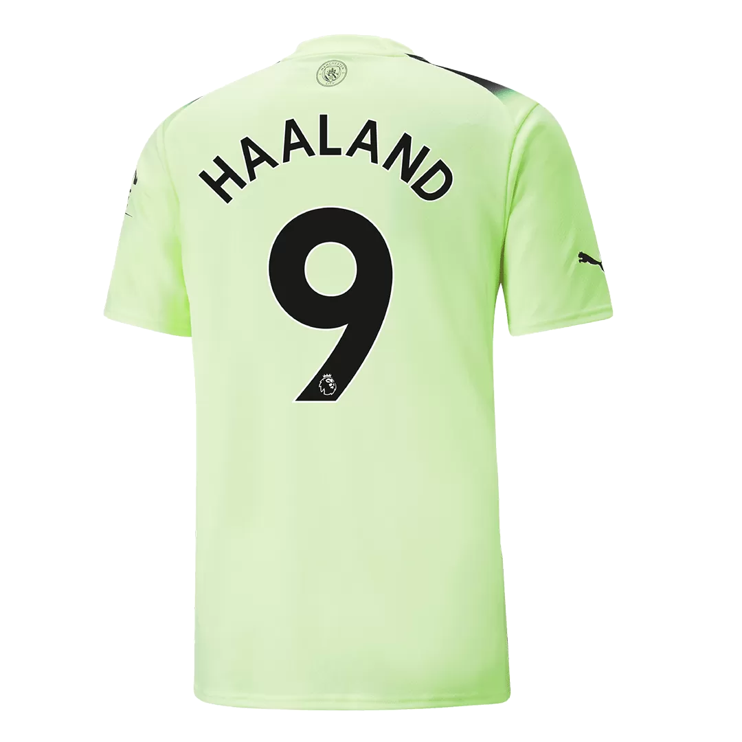 HAALAND 9 Manchester City Third Away Soccer Jersey 2022/23