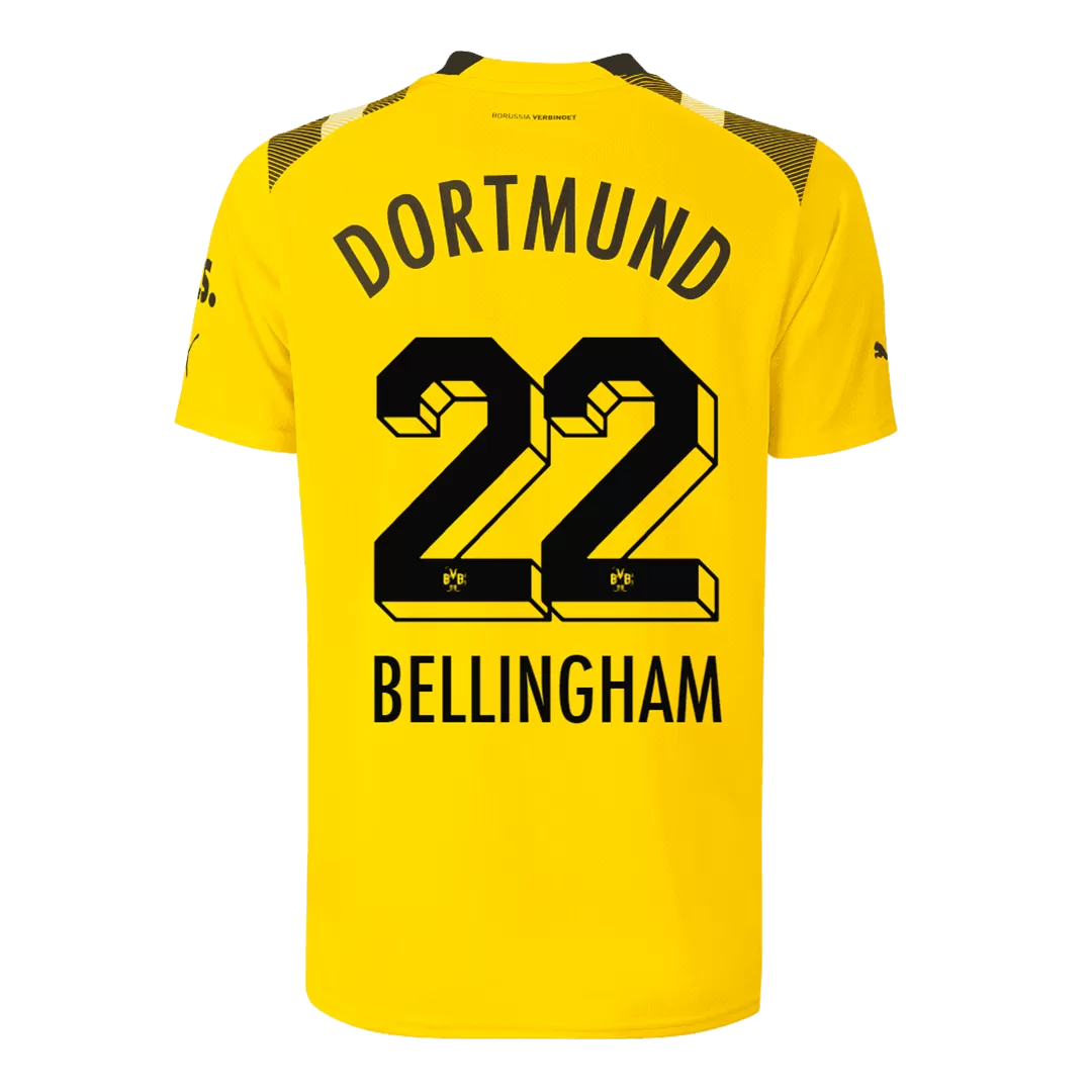 BELLINGHAM #22 Borussia Dortmund Third Away Soccer Jersey 2022/23