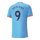 Authentic HAALAND #9 Manchester City Home Soccer Jersey 2022/23 - soccerdealshop