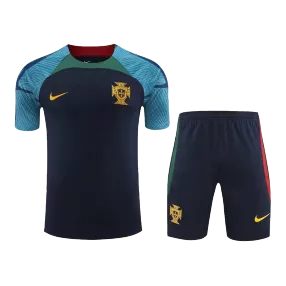 Portugal Pre-Match Soccer Jersey Kit(Jersey+Shorts) 2022/23 - soccerdeal
