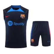 Barcelona Sleeveless Training Kit (Top+Shorts) 2022/23 - soccerdeal