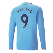 HAALAND #9 Manchester City Home Long Sleeve Soccer Jersey 2022/23 - soccerdealshop