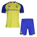 Al Nassr Home Soccer Jersey Kit(Jersey+Shorts) 2022/23 - soccerdealshop