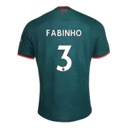 Authentic FABINHO #3 Liverpool Third Away Soccer Jersey 2022/23 - soccerdealshop