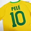 Retro PELÉ #10 1970 Brazil Home Soccer Jersey - Soccerdeal