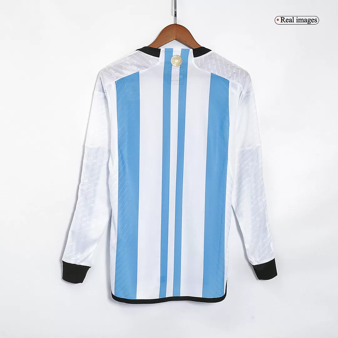 SignMESSI #10 Argentina Jersey 2022 Authentic Home -THREE STARS