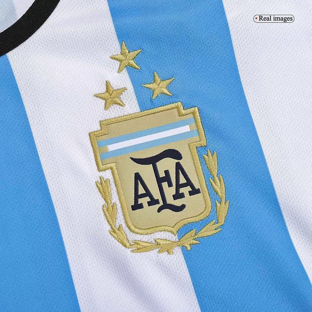 Adidas Argentina 2022 Womens 3-Star Winners Home Jersey