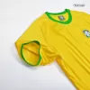 Retro PELÉ #10 1970 Brazil Home Soccer Jersey - Soccerdeal