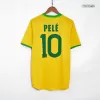 Retro PELÉ #10 1970 Brazil Home Soccer Jersey - Soccerdeal