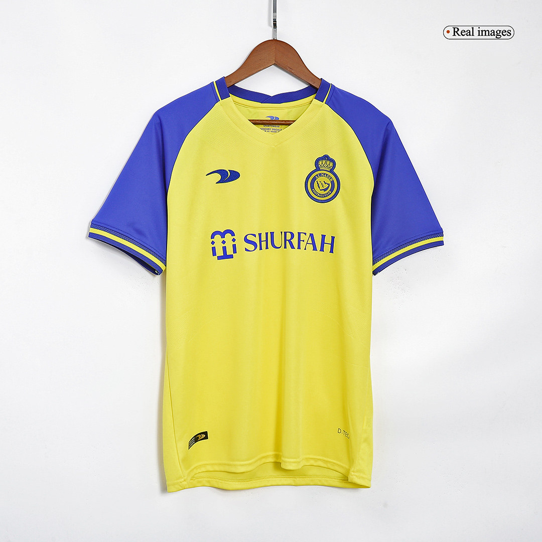 Football Jersey Al Nassr fc home Ronaldo number#7 ( saudi arabian team –  The FootyMan