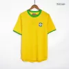 Retro PELÉ #10 1970 Brazil Home Soccer Jersey - Soccerdeal