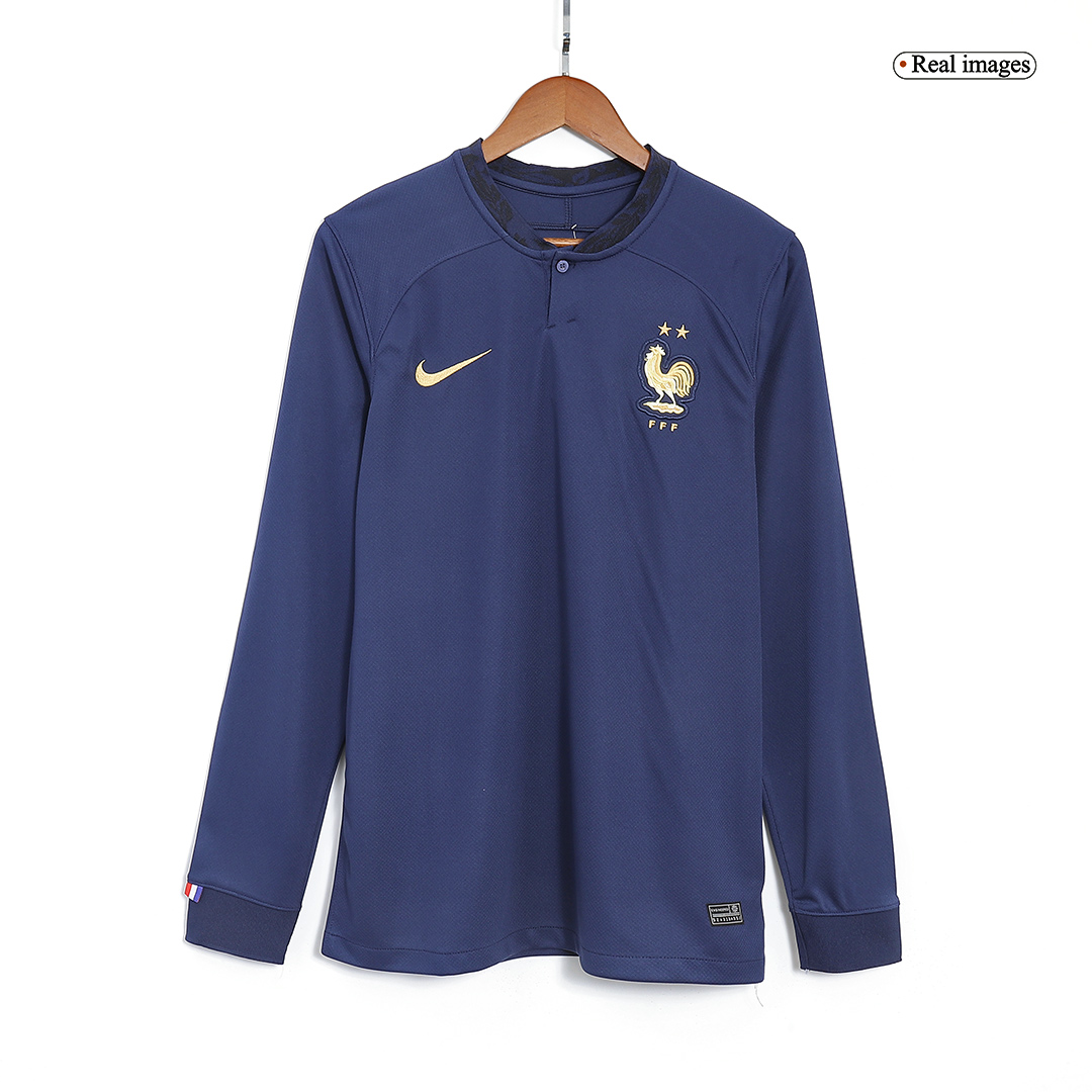 Teeshirtpalace France Football France Soccer Jersey French Long Sleeve Shirt