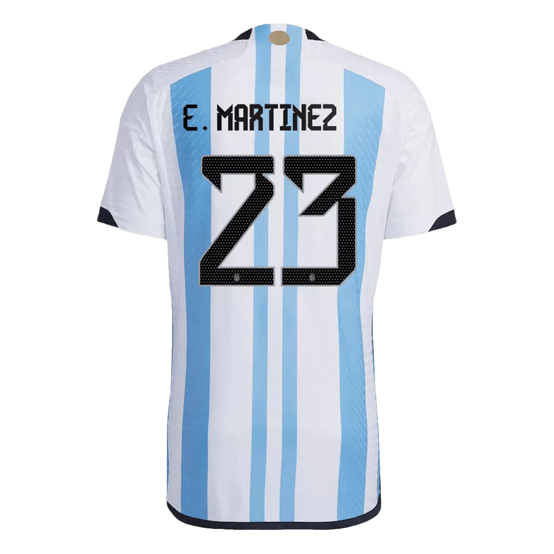 Argentina MESSI #10 Away 3 Stars Jersey Player's Version 2022/23