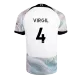 Authentic VIRGIL #4 Liverpool Away Soccer Jersey 2022/23 - soccerdeal