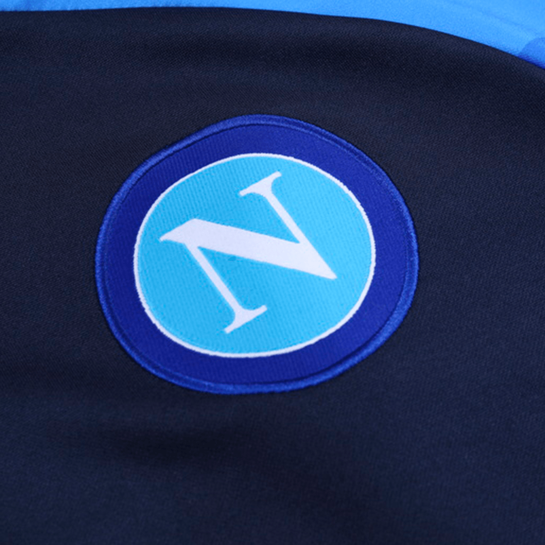Napoli Zipper Sweatshirt Kit(Top+Pants) 2022/23 - soccerdeal