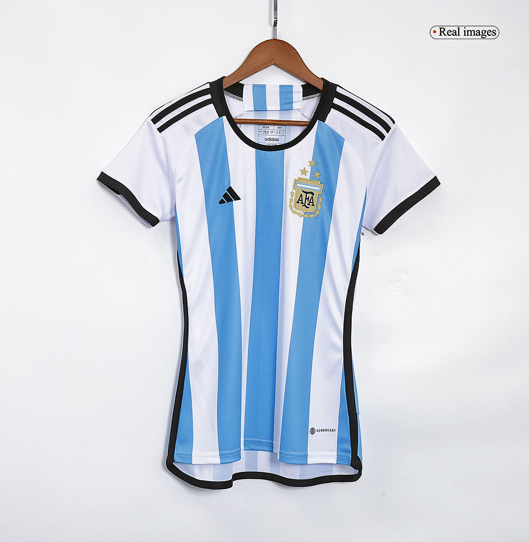 Argentina New Arza Women Jersey Blue White 100% Polyester