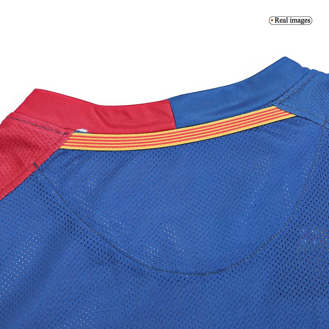 Retro A.INIESTA #8 2008/09 Barcelona Home Long Sleeve Soccer Jersey - Soccerdeal