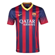 Retro 2013/14 Barcelona Home Soccer Jersey - soccerdealshop