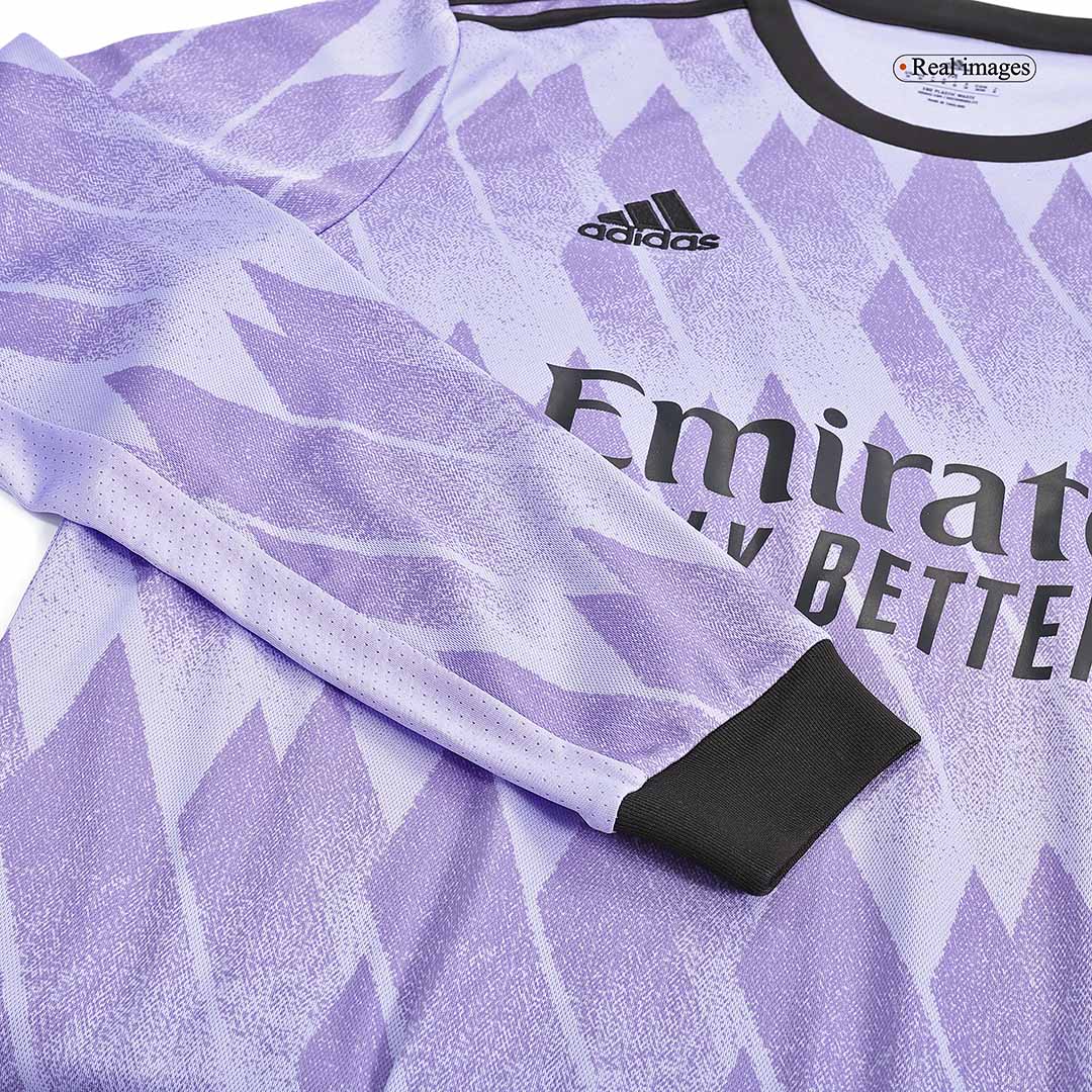 Real Madrid Away Shirt 2022-2023 Long Sleeve