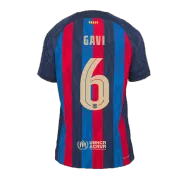 Authentic GAVI #6 Barcelona Home Soccer Jersey 2022/23 - UCL - soccerdealshop