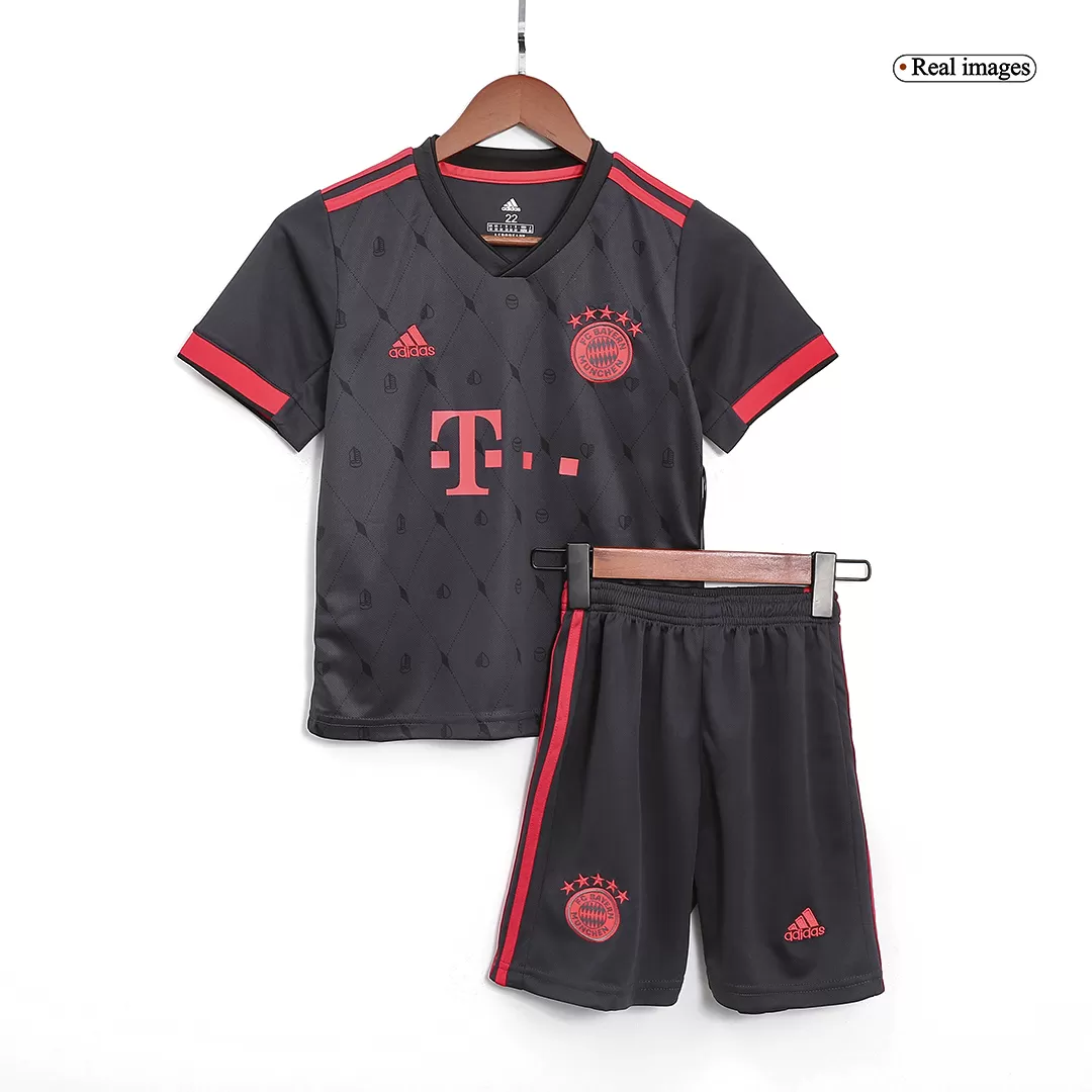 Bayern Munich Away Jersey Kit 2021/22 Kids(Jersey+Shorts)