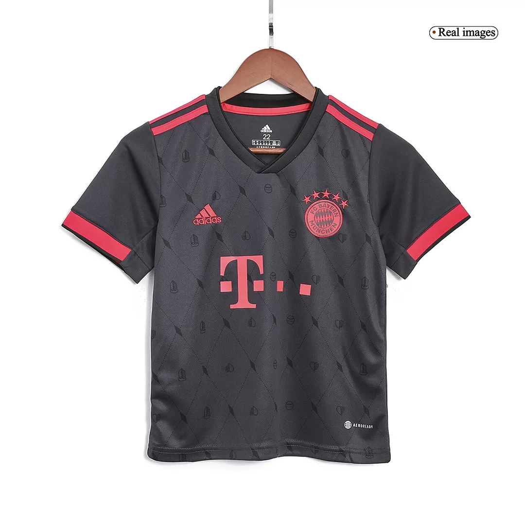 Bayern Munich Away Jersey Kit 2021/22 Kids(Jersey+Shorts)