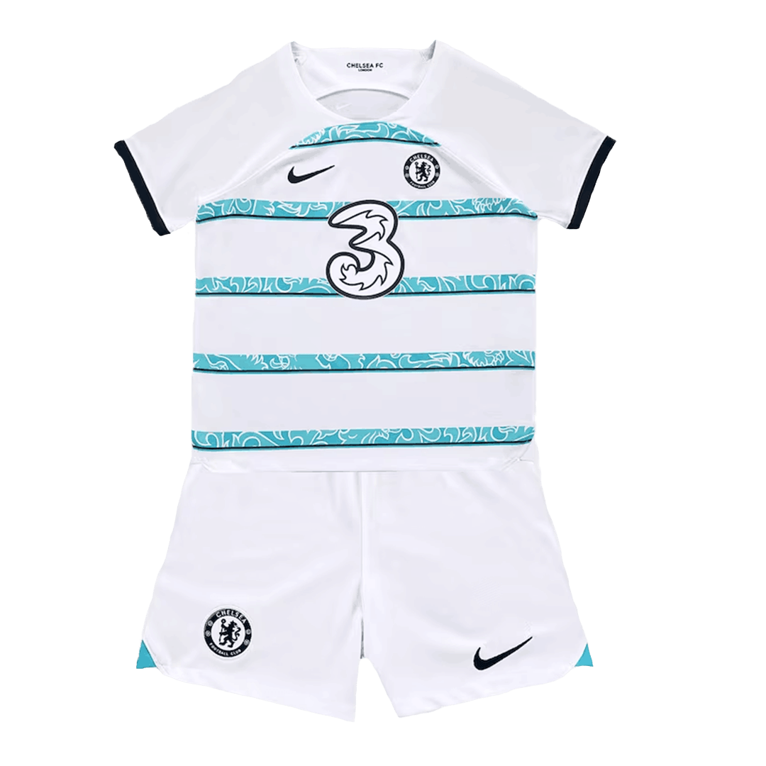 Kid's ENZO #5 Chelsea Away Soccer Jersey Kit(Jersey+Shorts) 2022/23 - soccerdeal