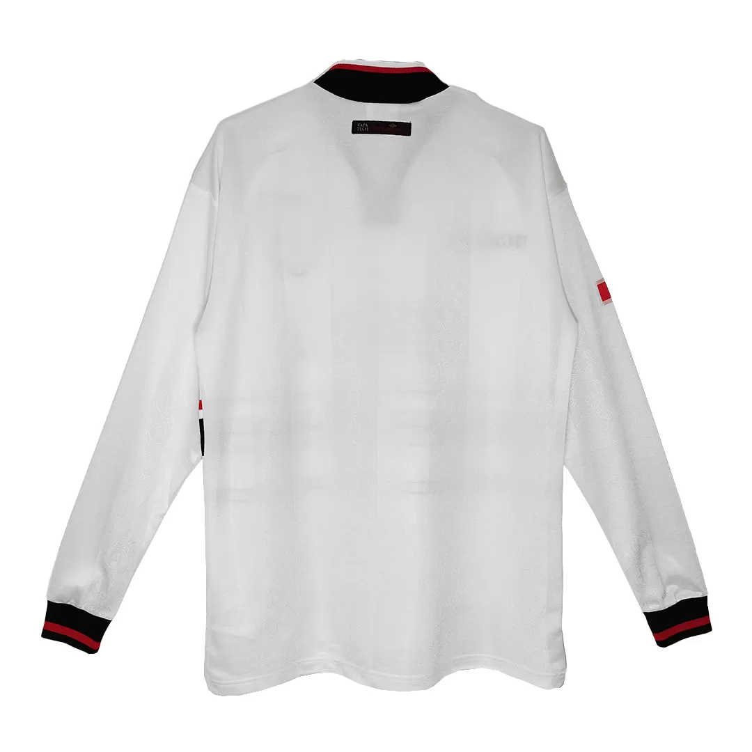 Retro 1996/97 Manchester United Home Long Sleeve Soccer Jersey