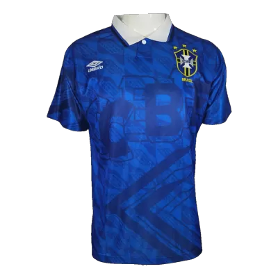 Retro 91/93 Brazil Away Soccer Jersey - Soccerdeal