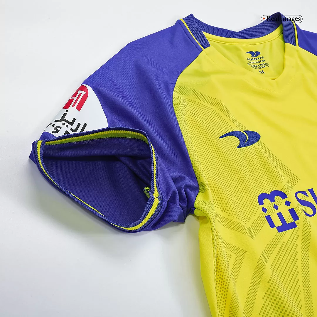 Kid's Al Nassr Home Soccer Jersey Kit(Jersey+Shorts) 2022/23