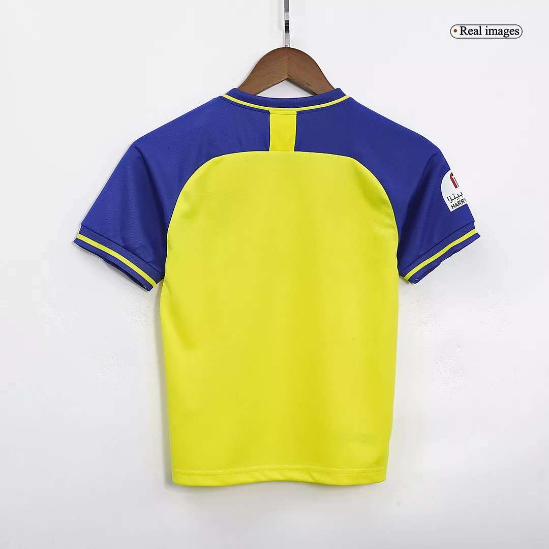 Kid's Al Nassr Home Soccer Jersey Kit(Jersey+Shorts) 2022/23 - soccerdealshop