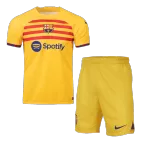 Barcelona Fourth Away Soccer Jersey Kit(Jersey+Shorts) 2022/23 - soccerdealshop