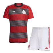 CR Flamengo Home Soccer Jersey Kit(Jersey+Shorts) 2023/24 - soccerdealshop