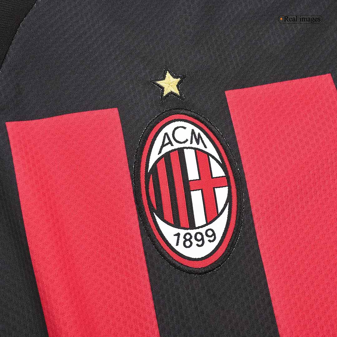 AC Milan Soccer Jersey 2022/23 Stadium Home - soccerdeal
