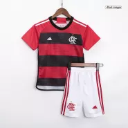 Kid's CR Flamengo Home Soccer Jersey Kit(Jersey+Shorts) 2023/24 - soccerdealshop