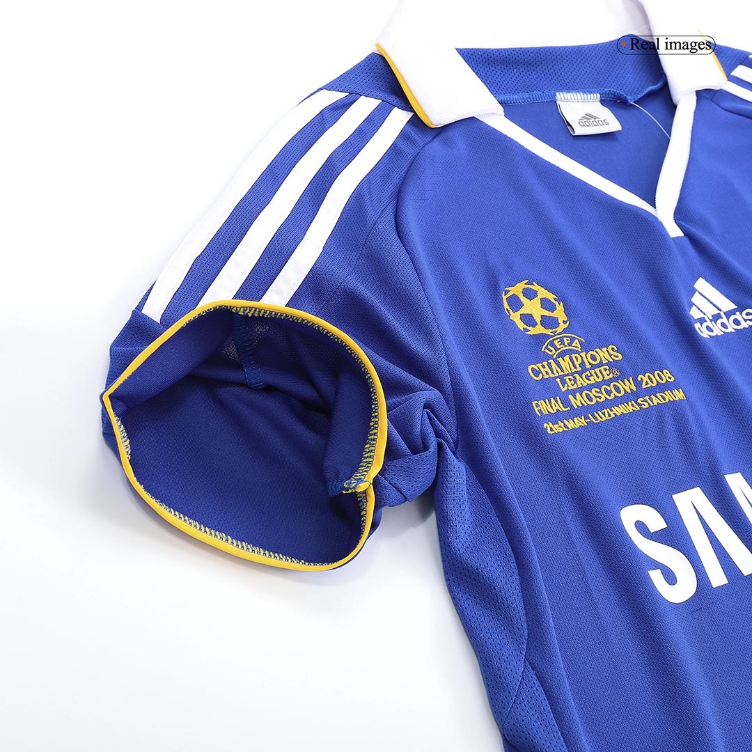 Retro 2008 Chelsea UCL Final Home Soccer Jersey - soccerdeal