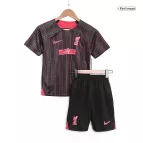 Kid's Liverpool X LeBron James Pre-Match Soccer Jersey Kit(Jersey+Shorts) 2022/23 - soccerdealshop