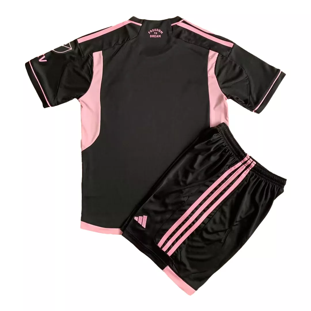 Kid's Inter Miami CF Away Soccer Jersey Kit(Jersey+Shorts) 2023 - soccerdealshop